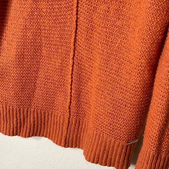 Michael Kors Sweater Women's Small Orange V-neck Wool Bland Casual - Picture 2 of 11